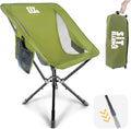 ADJ-S2 Portable Camping Chair - Adjustable Height, Packs Small