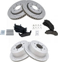 Front and Rear Performance Brake Pad & Rotor Kit for 2010-2011 Ford