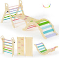 BlueWood Pikler Triangle Set Toddler Wooden Climber - Montessori Play