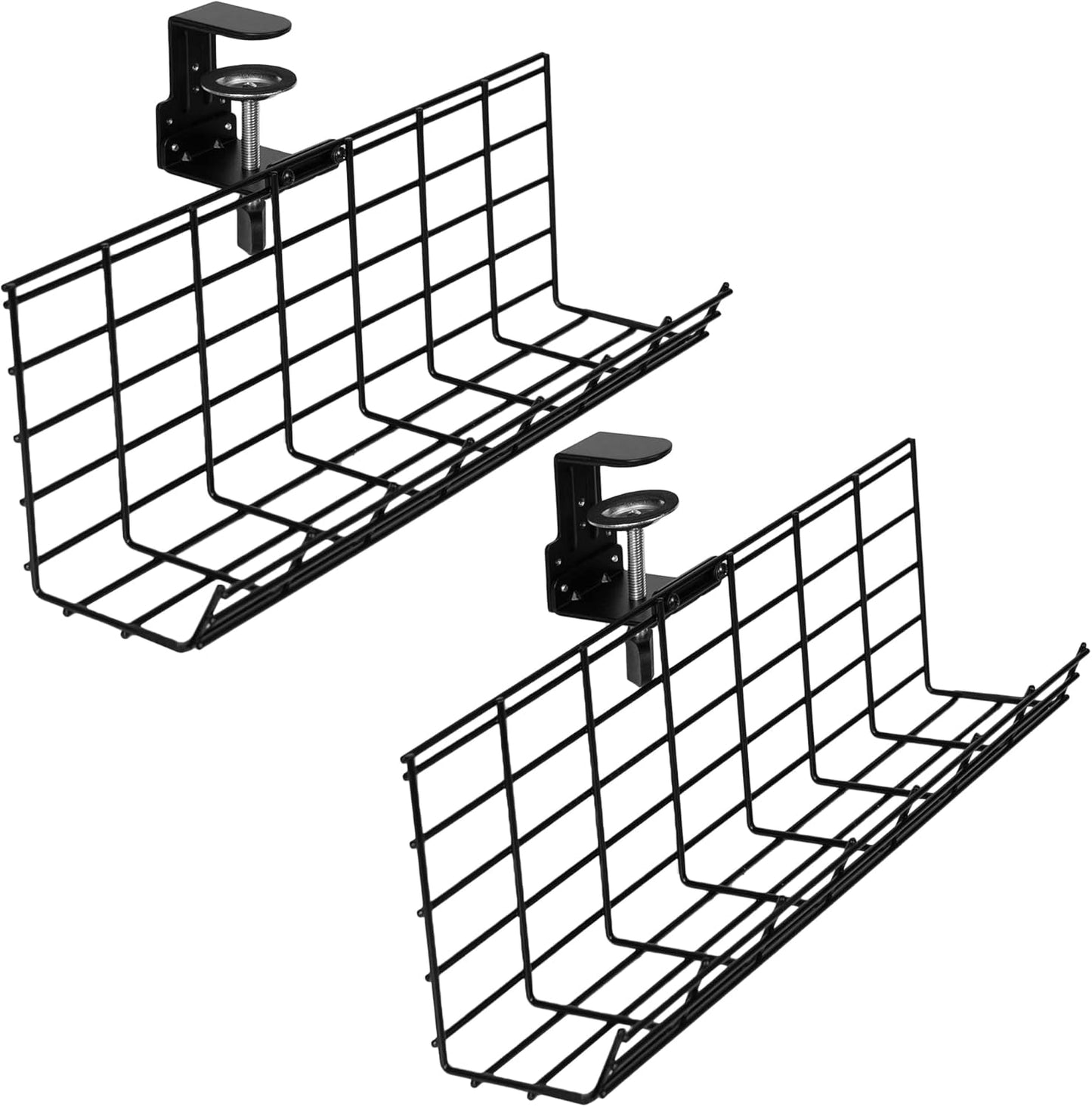 Streamline Workspace: VIVO Dual Cable Management Racks