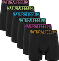 Natural Feelings Boxer Briefs Mens Underwear Pack of 5-6 - Soft Cotton