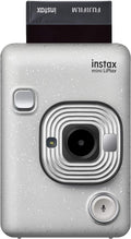 Fujifilm Instax Mini Liplay Hybrid Instant Camera (Stone White)