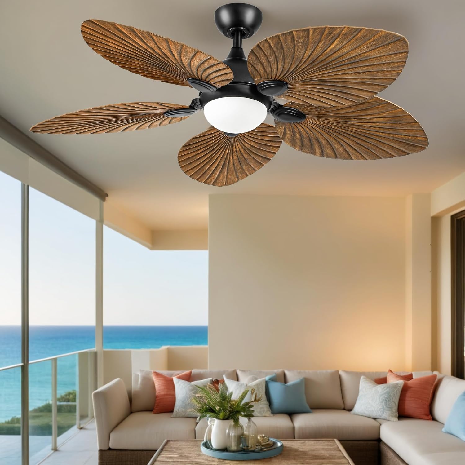 YITAHOME 52 inch Ceiling Fan with Lights for Modern Spaces