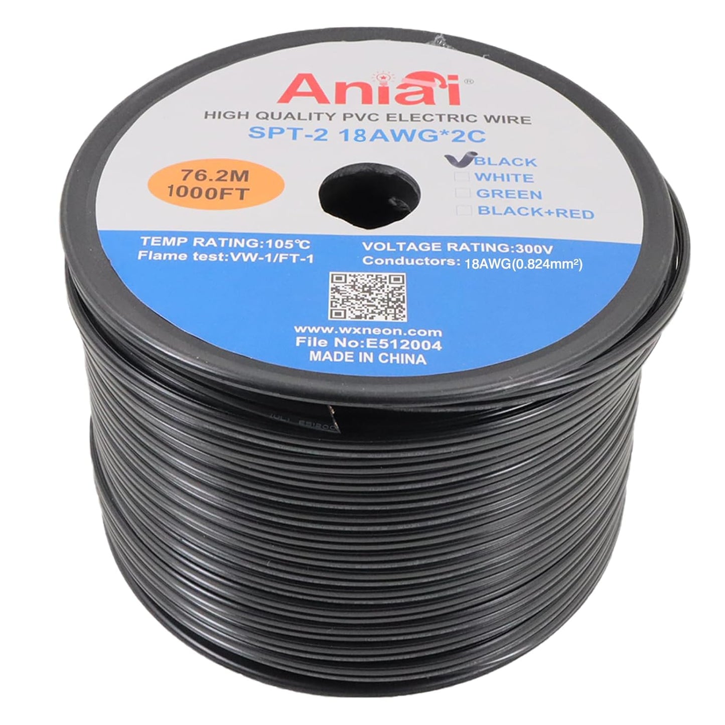 SPT-2 Low Voltage Landscape Wire 1000FT for Outdoor Lighting