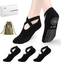 BKP Yoga Socks For Women Non Slip Grip Pilates Socks - Secure Fit