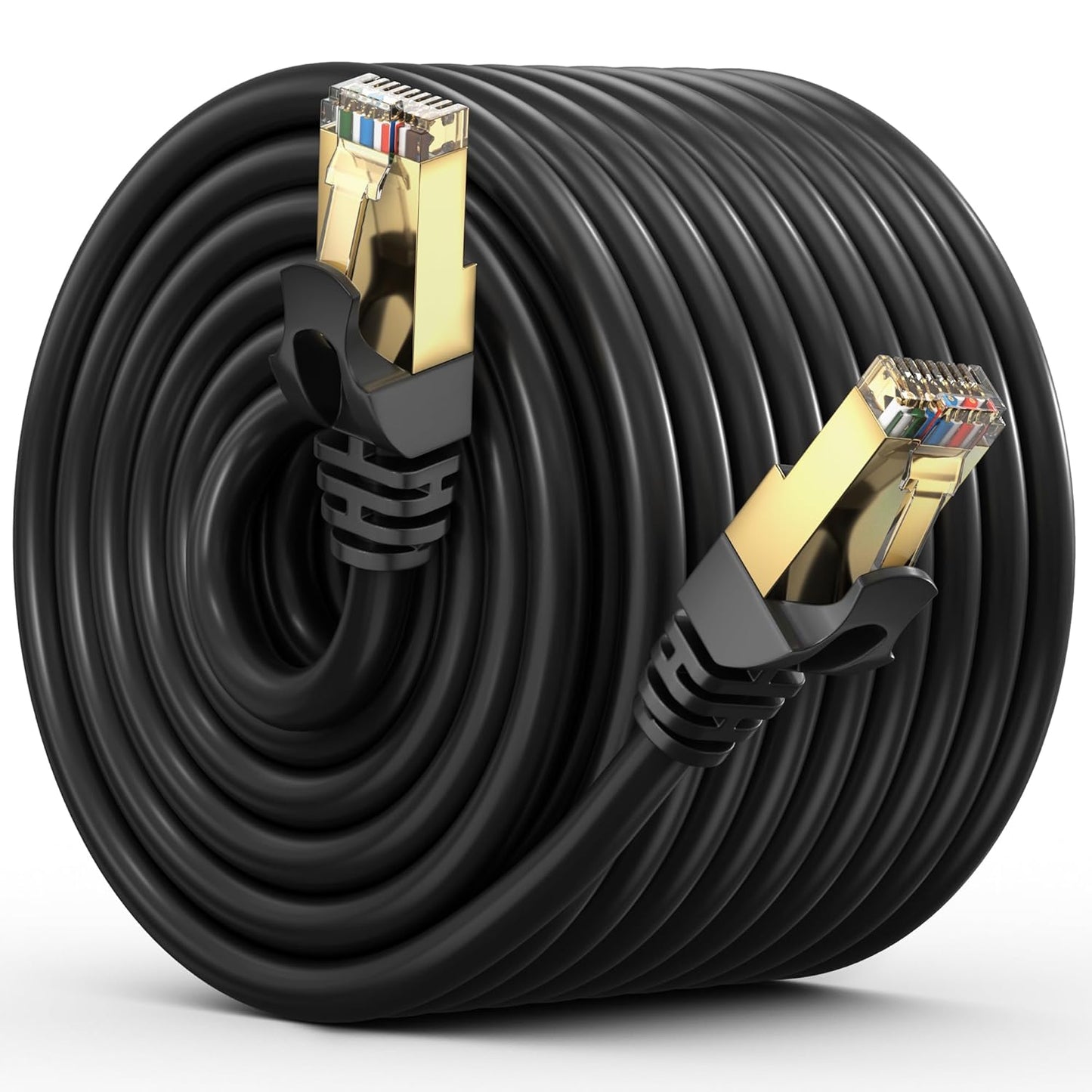 Cat 7 Ethernet Cable 250 ft - High-Speed for Gaming & Streaming