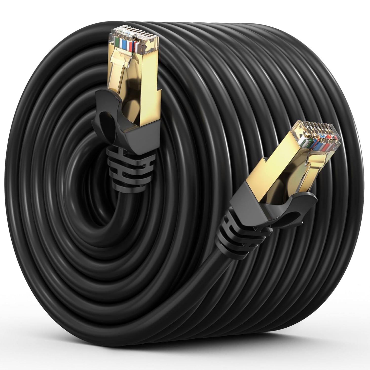 Cat 7 Ethernet Cable 250 ft - High-Speed for Gaming & Streaming