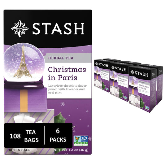 Stash Tea Christmas in Paris Herbal Tea - A Festive Delight