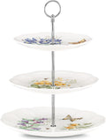 Lenox Butterfly Meadow 3-Tiered Server - Elegant Floral Cake Stand