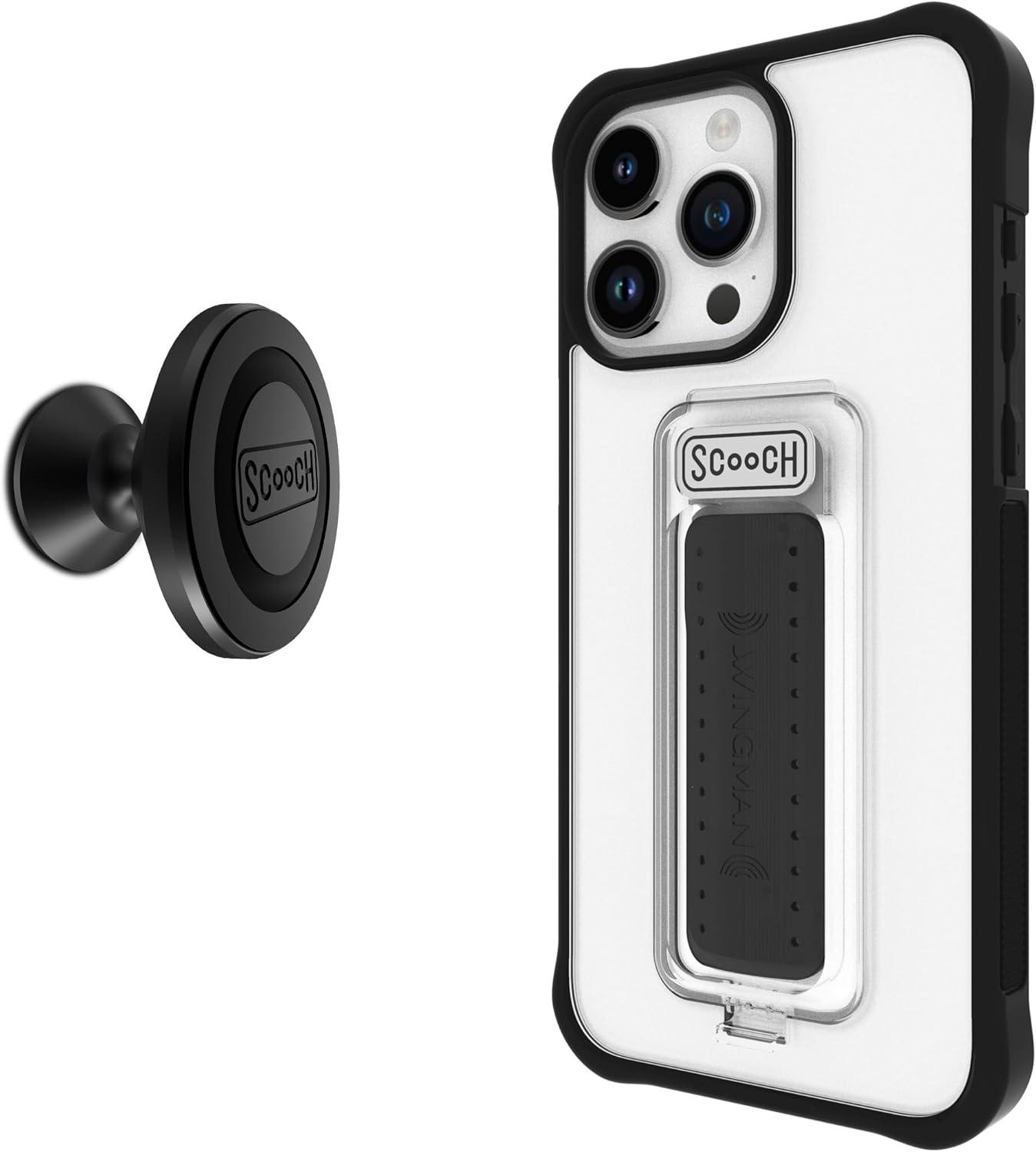 Scooch iPhone 15 Pro Max Case with Kickstand and Car Mount