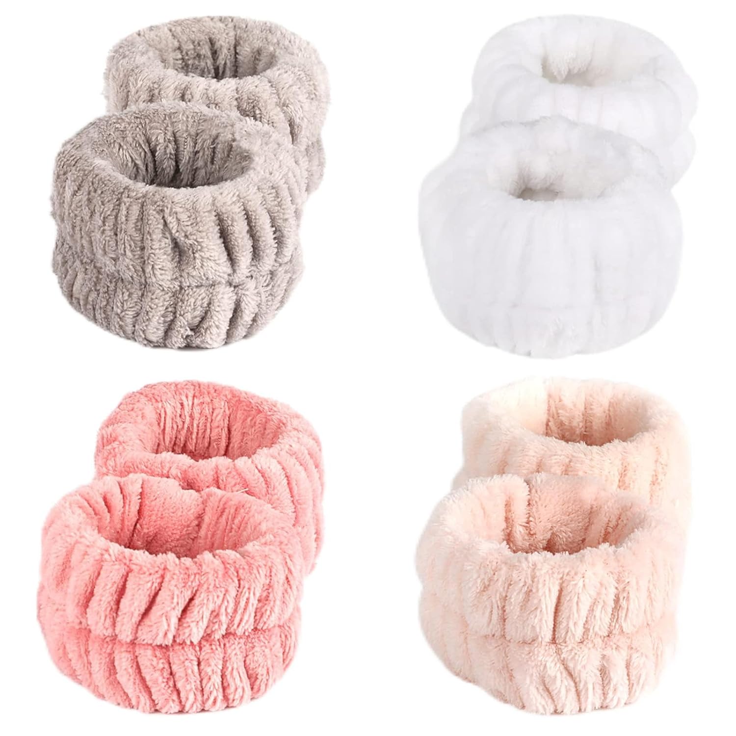 Foungmei Face Wash Wristbands - No Dripping, Soft Microfiber