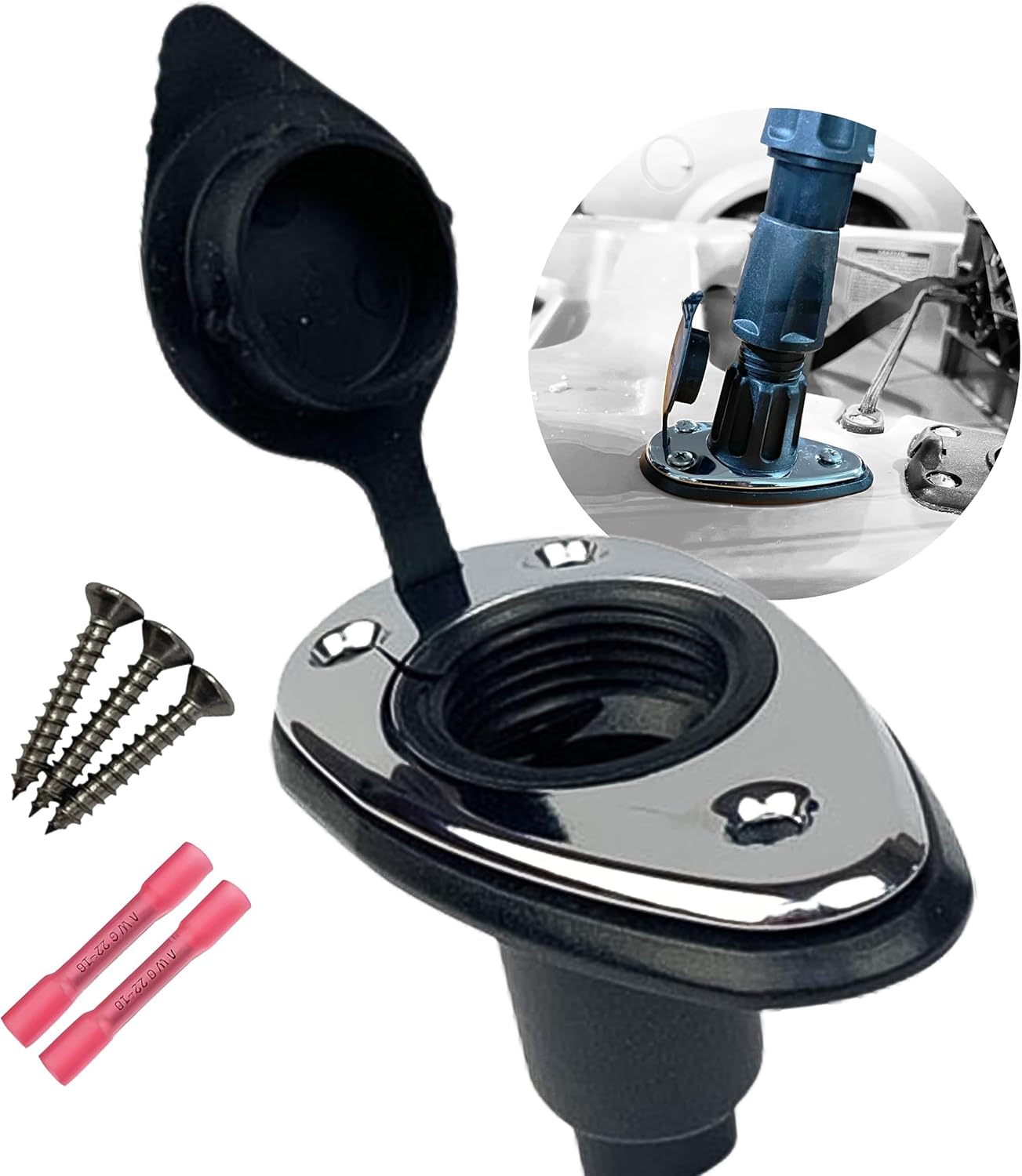 PERKO Port Kit for Secure Boat Navigation Lights - Veteran Owned