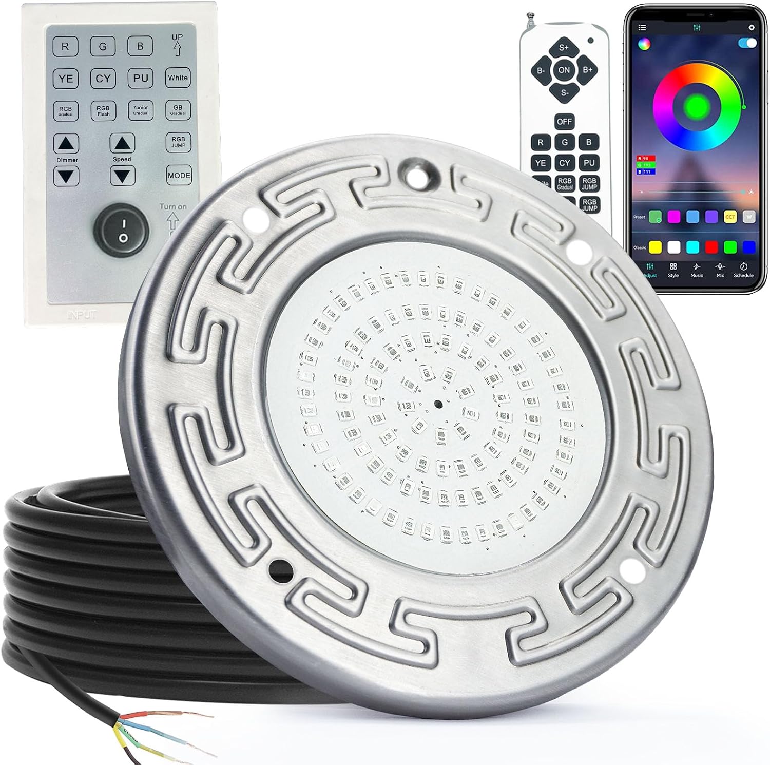 Color Changing LED Pool Lights for Inground Pools with Remote