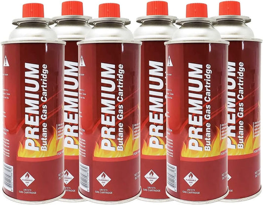 LavoHome UL Listed Butane Fuel Canisters - Set of 6
