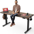 SIAGO Electric Standing Desk - 63 x 24 Inch, 3 Memory Presets