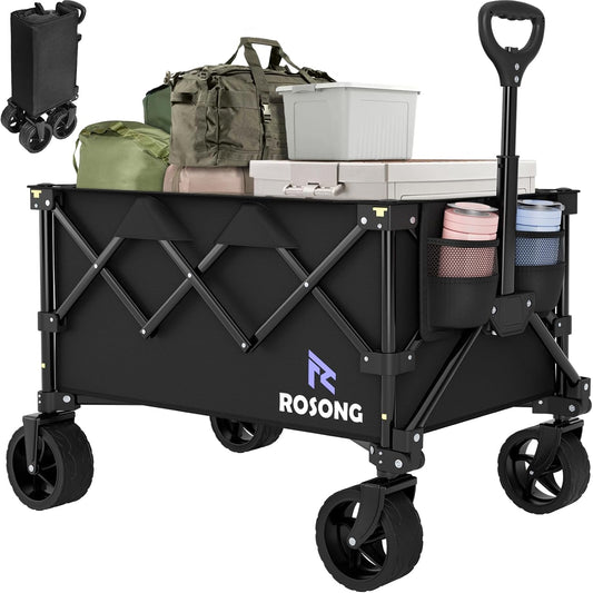 Collapsible Heavy Duty Wagon for Easy Transport ROSONG