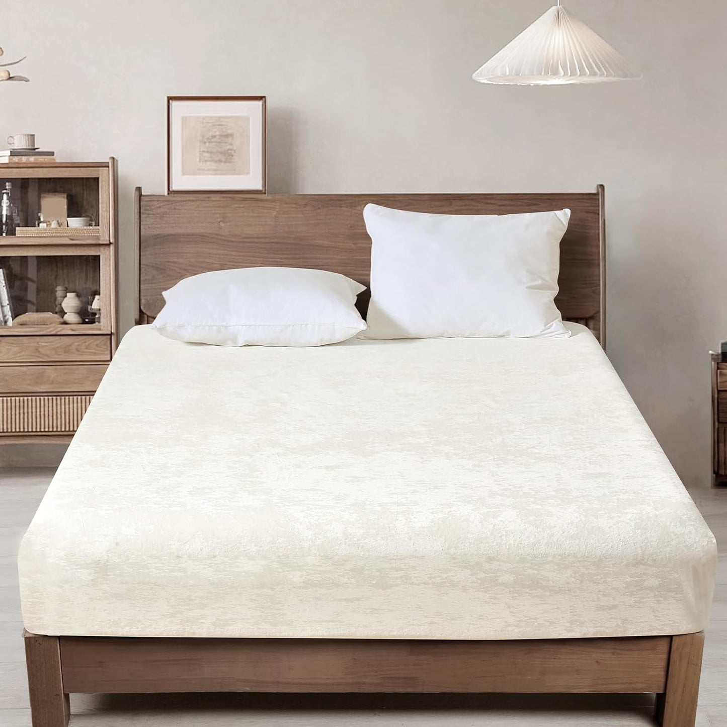 PHF Truly Velvet Fitted Sheet Queen Size for Cozy Comfort