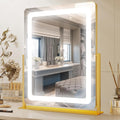 PRIMETEK Vanity Mirror with Lights 19in x 22in - Smooth LED Makeup