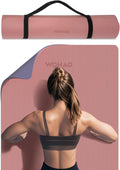 Extra Thick 8mm Yoga Mat 72x28 - Cushioned Non-Slip Exercise Mat