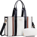 LOVEVOOK Laptop Tote for Women Large Waterproof Canvas - 16in Capacity