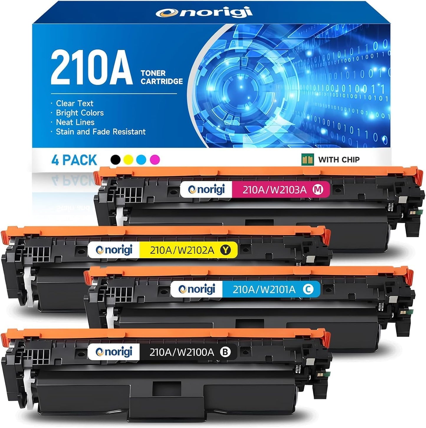 Premium HP 210A Toner 4-Pack for Vibrant Prints