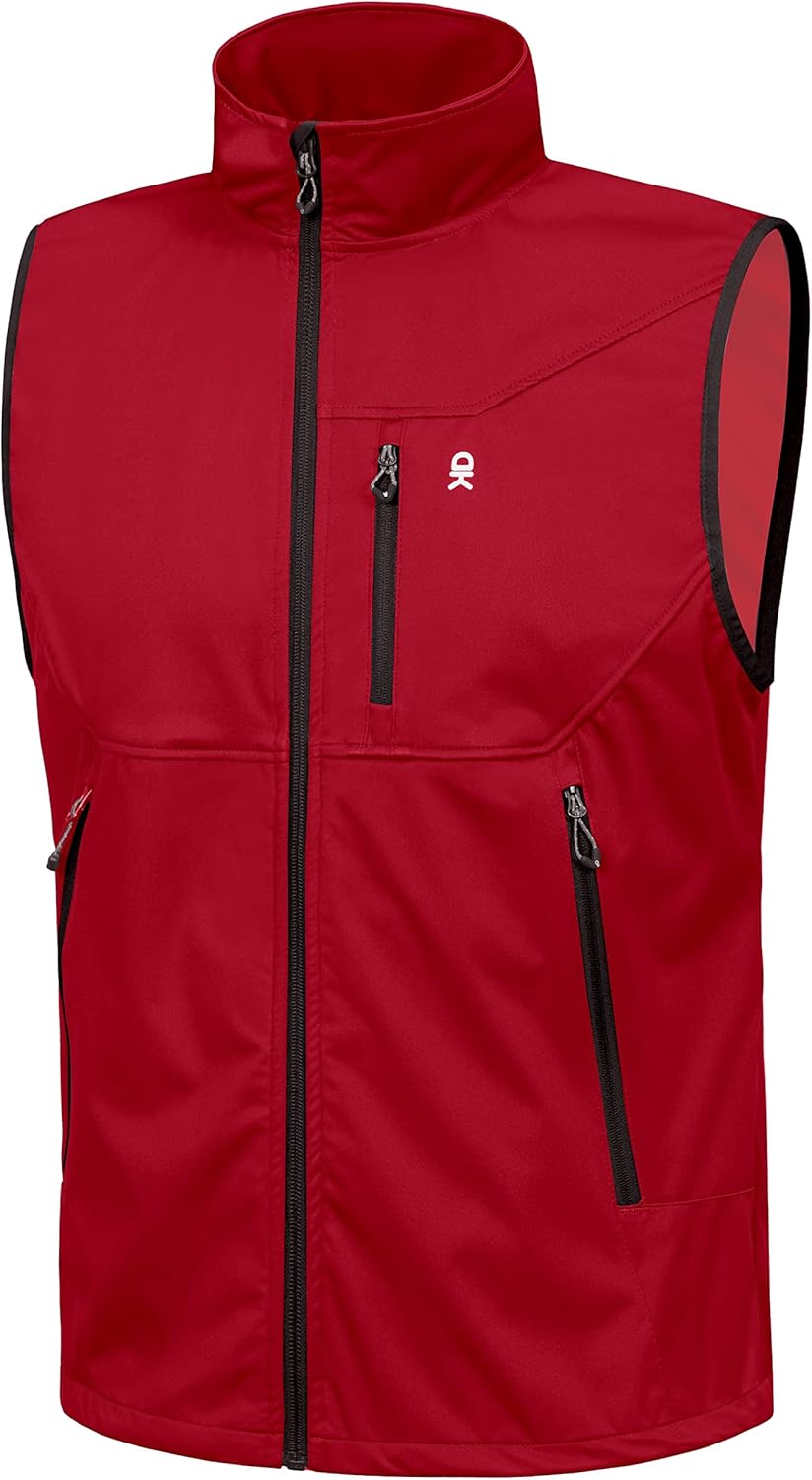 Little Donkey Andy Men's Lightweight Softshell Vest for Travel