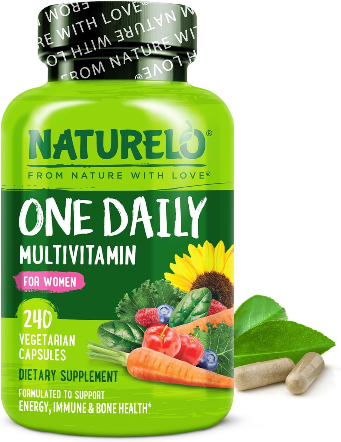 NATURELO One Daily Multivitamin for Women - Energy Support