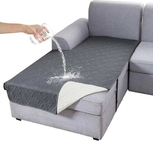 Genina Waterproof Sectional Couch Covers for L Shaped Sofa