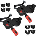 2 Pack Woodworking Band Clamps with 23 ft Strap Clamp - Fits Frames