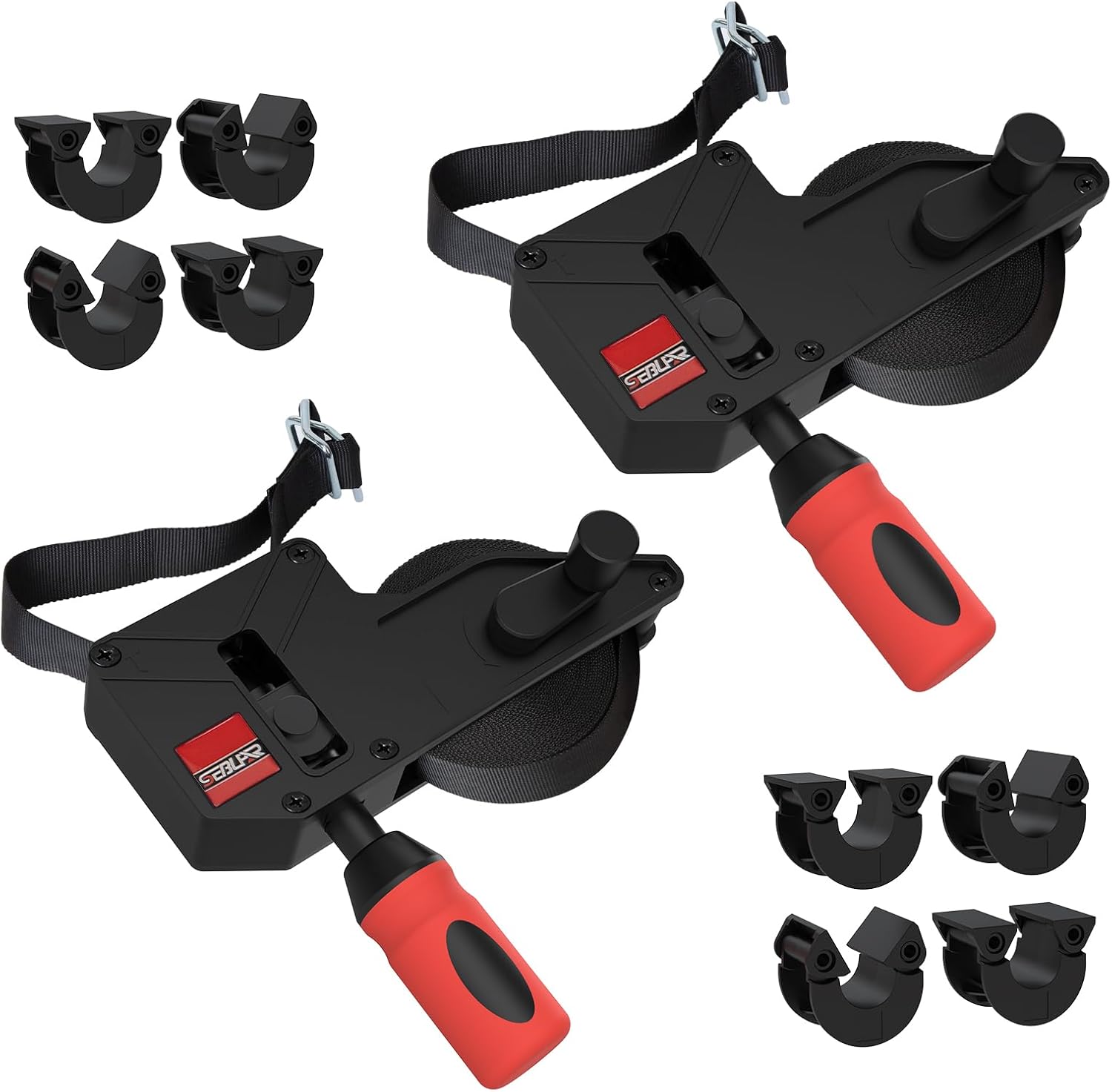 2 Pack Woodworking Band Clamps for Versatile Projects and Shapes