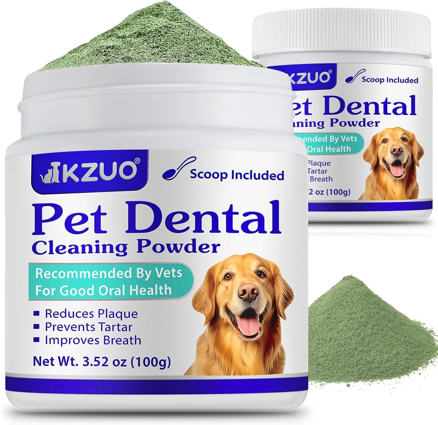 Dog Teeth Cleaning Powder for Fresh Breath and Healthy Teeth