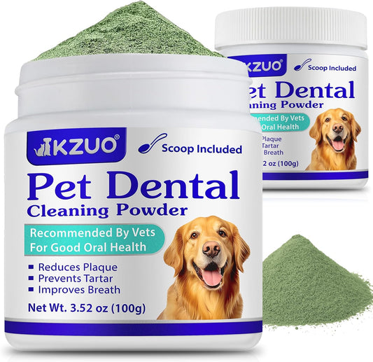 Dog Teeth Cleaning Powder for Fresh Breath and Healthy Teeth