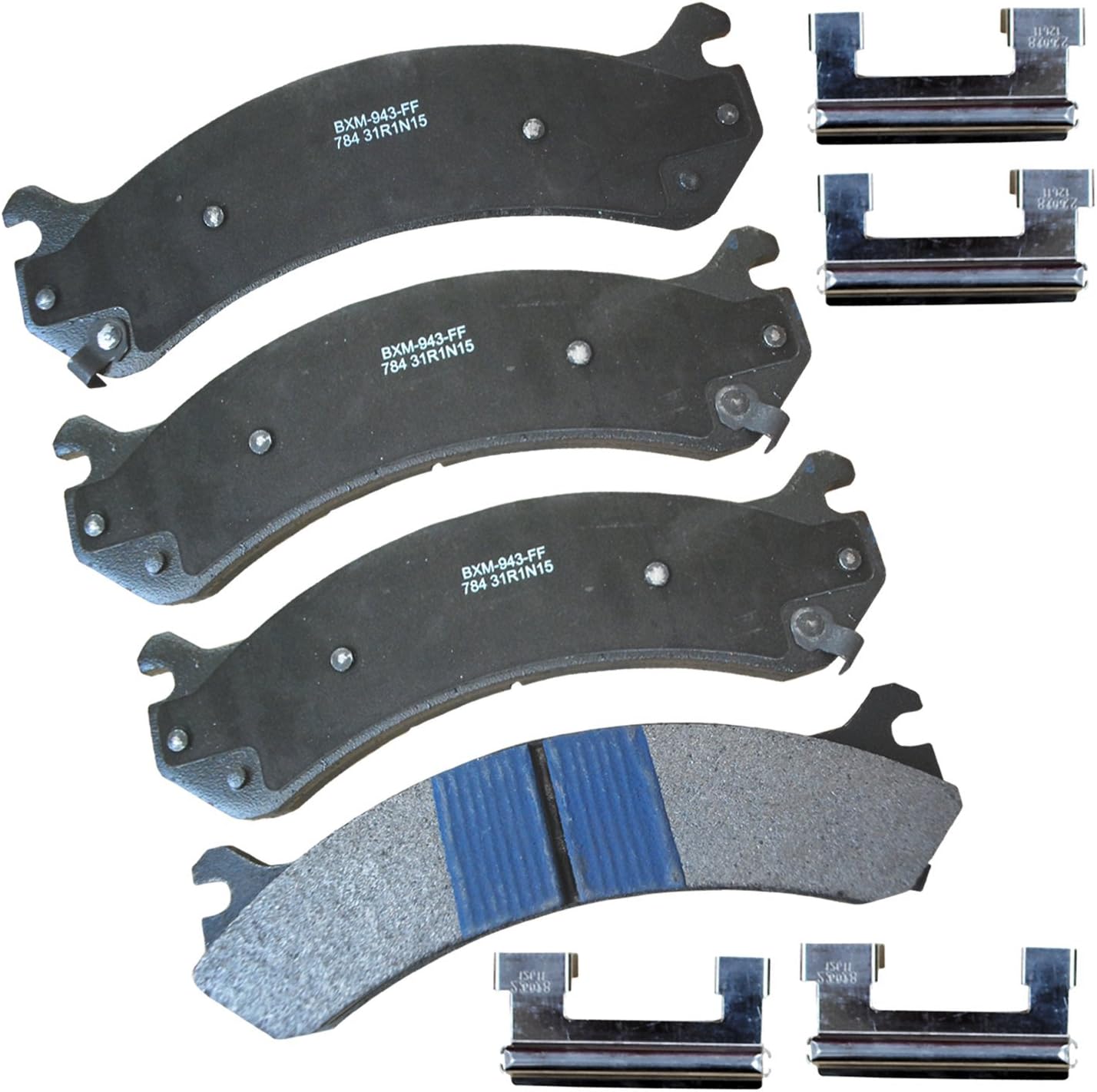 Bendix Premium SBM784 Front Brake Pads for Cadillac and GMC