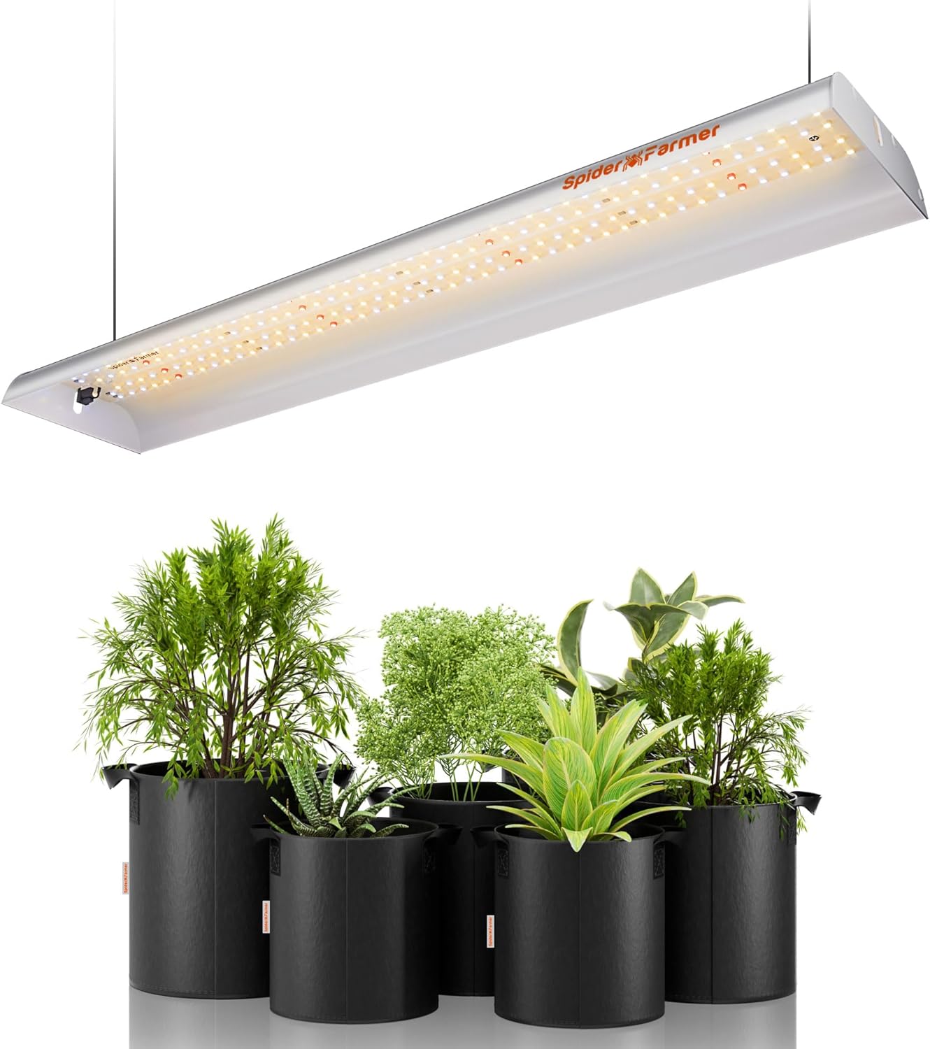Spider Farmer SF300 LED Grow Light for Indoor Plants Hydroponics