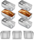 E-far Loaf Pans 9x5 12-Pack Stainless Steel - Durable Even Baking