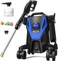 Electric Pressure Washer 4200 PSI 2.8 GPM - Stable 4-Wheel Cleaner