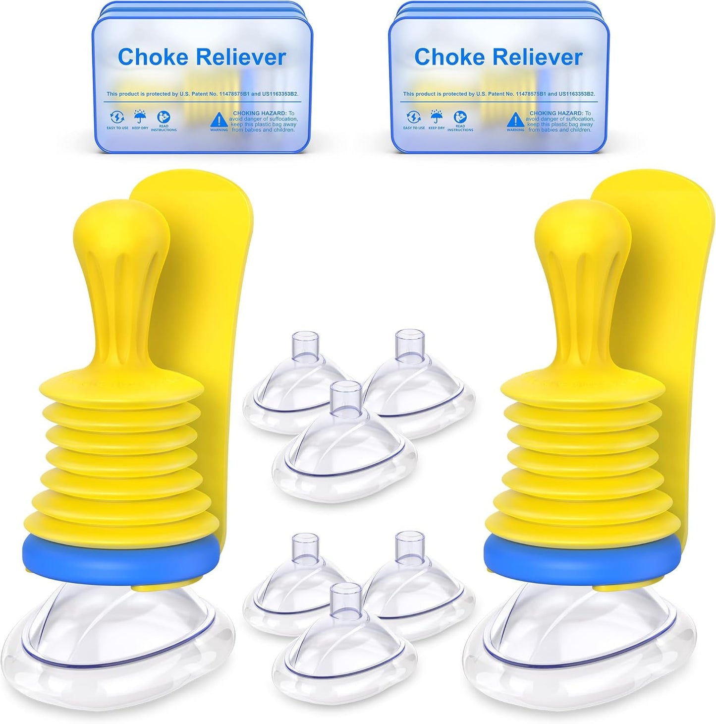 2-Pack Choking Rescue Device for Kids and Adults - Essential Safety