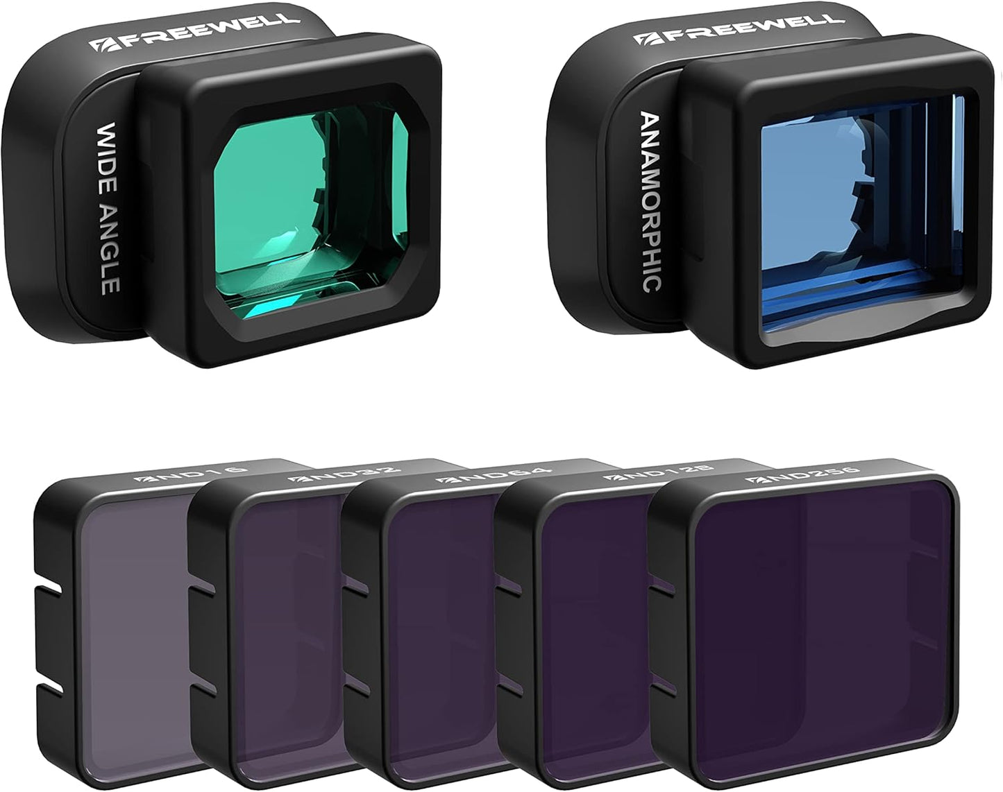 Freewell Advanced Wide Angle & Anamorphic Lens Kit for Mini 4 Pro