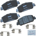 Bendix Priority1 CFC1654 Ceramic Front Brake Pads - Quiet, OE Fit