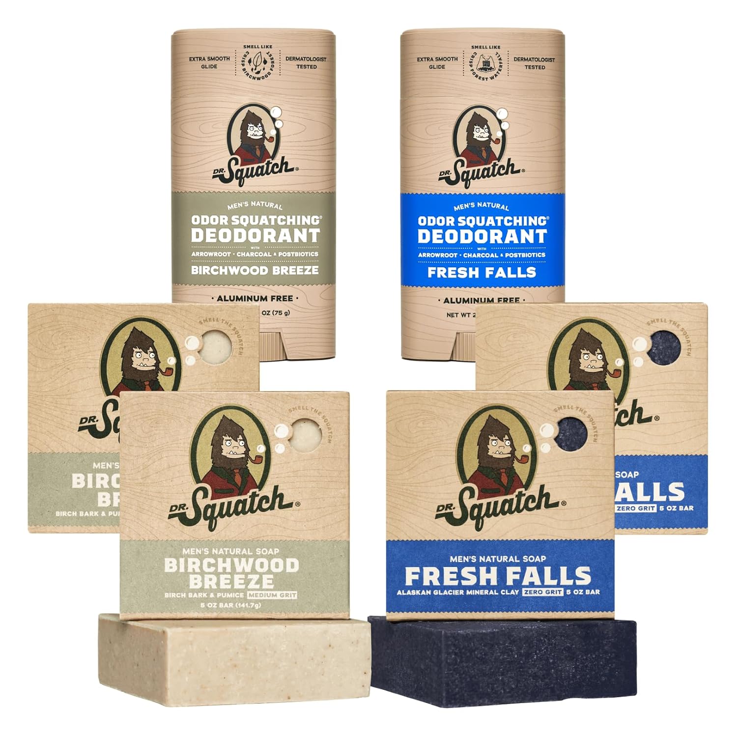 Dr. Squatch Manly Soap and Deodorant Variety Pack Review