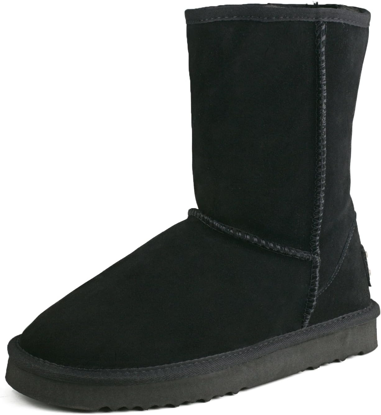 AUSLAND Genuine Suede Women's Classic Snow Boots for Winter