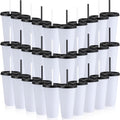 Honeydak 30 Pack Tumbler with Straw and Lid for Parties