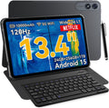13.4 in Best Android 15 Tablet 2025 with Keyboard and Pen - 2-in-1