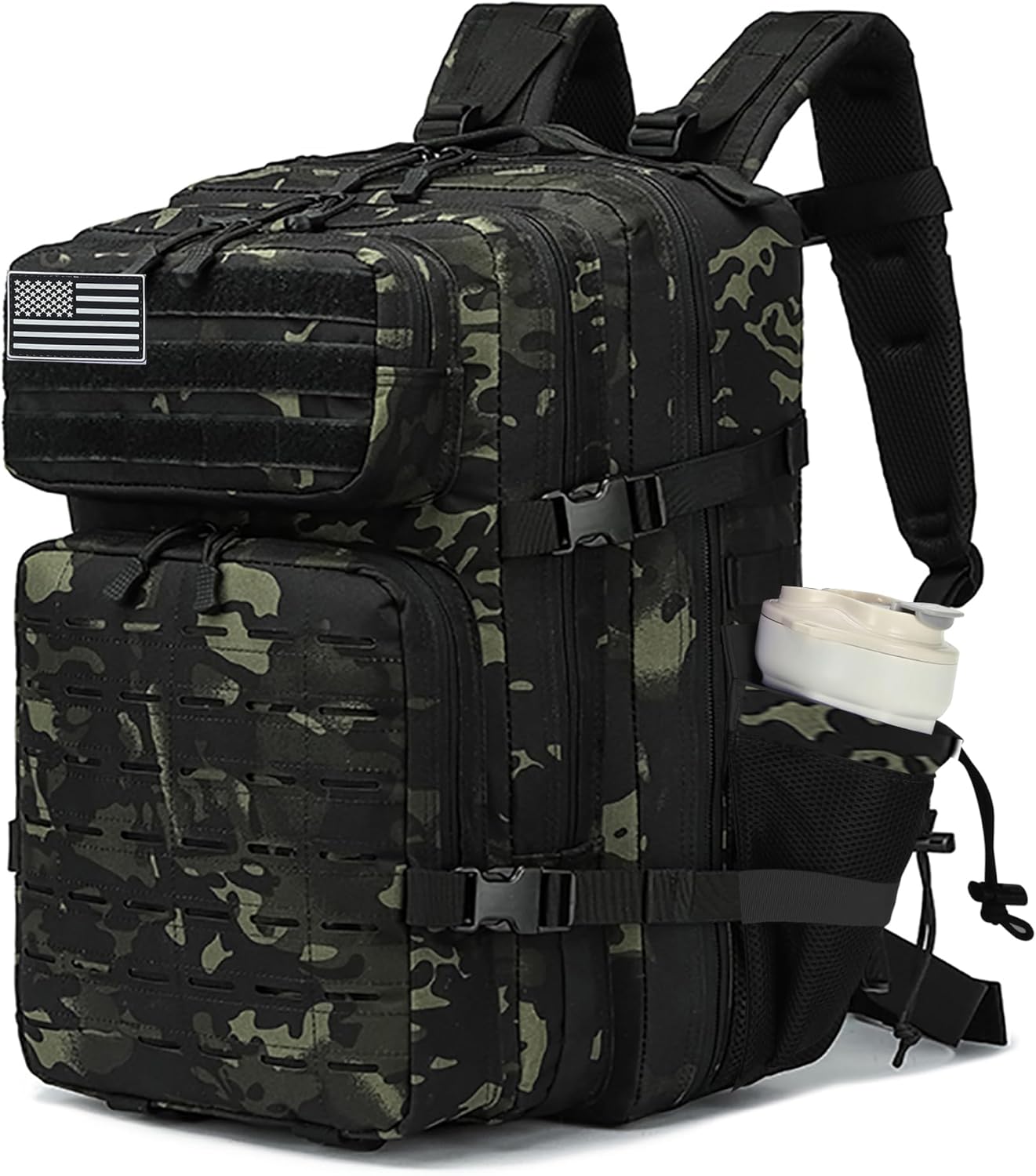 Military Tactical Backpack 45L/25L for Hiking and Travel