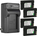 Kastar 4-Pack Battery and AC Wall Charger Replacement for Samsung