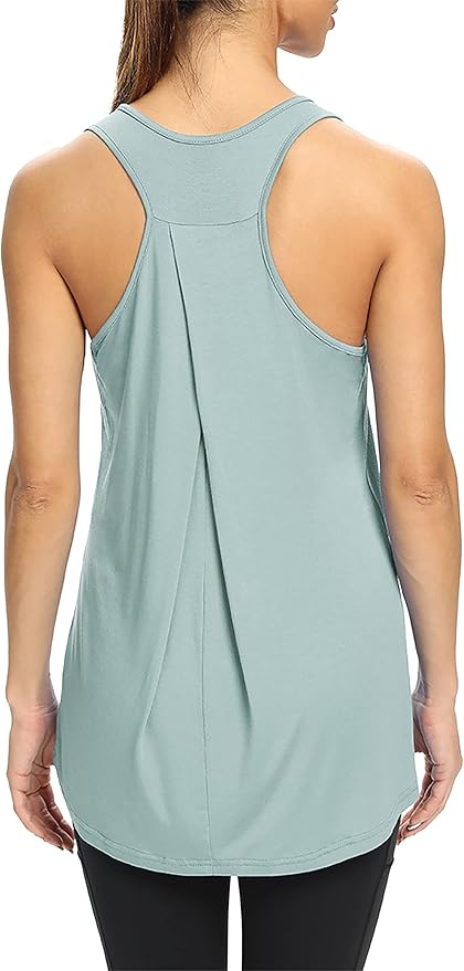 Bestisun Womens Workout Yoga Tops Long Tank Tops for Activewear