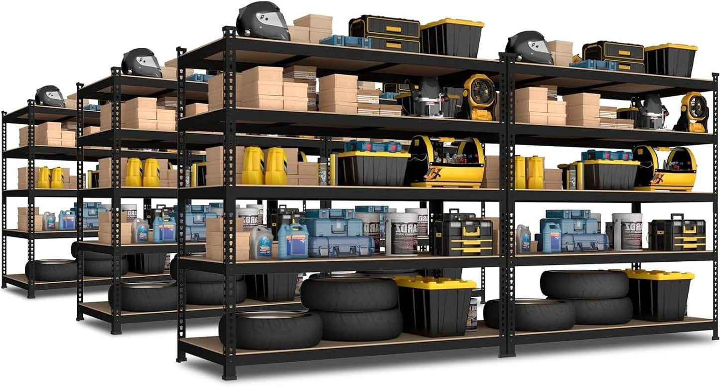 Heavy Duty Storage Shelves - 5 Tier Adjustable Utility Rack