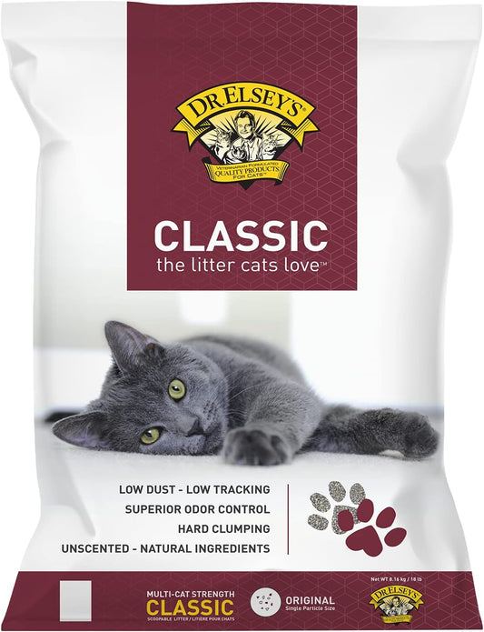 Low Dust Odor Control Cat Litter - 18lbs