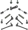 TRQ Front Steering & Suspension Kit Ball Joint Pitman Arm - Complete