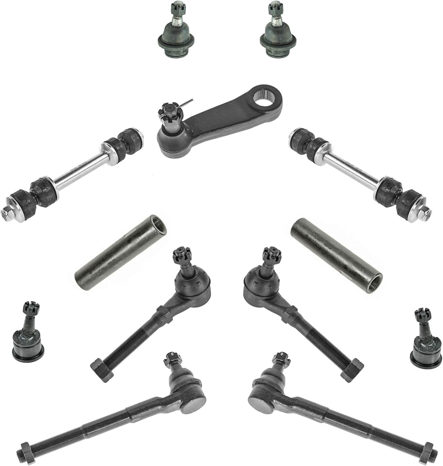 TRQ Front Steering & Suspension Kit for Ford Lincoln Vehicles